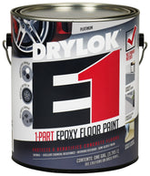 DRYLOK 23813 Epoxy Floor Paint, Semi-Gloss, Platinum, 1 gal